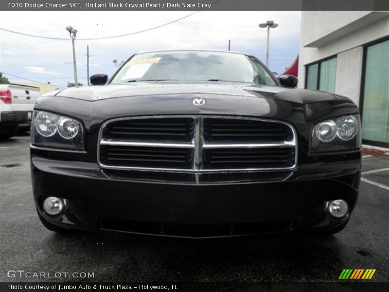 Brilliant Black Crystal Pearl / Dark Slate Gray 2010 Dodge Charger SXT