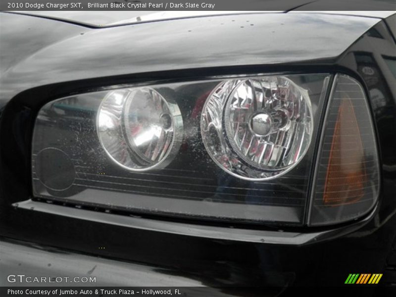 Brilliant Black Crystal Pearl / Dark Slate Gray 2010 Dodge Charger SXT