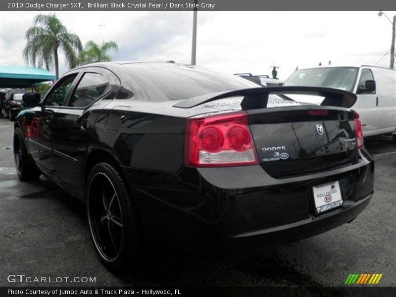 Brilliant Black Crystal Pearl / Dark Slate Gray 2010 Dodge Charger SXT
