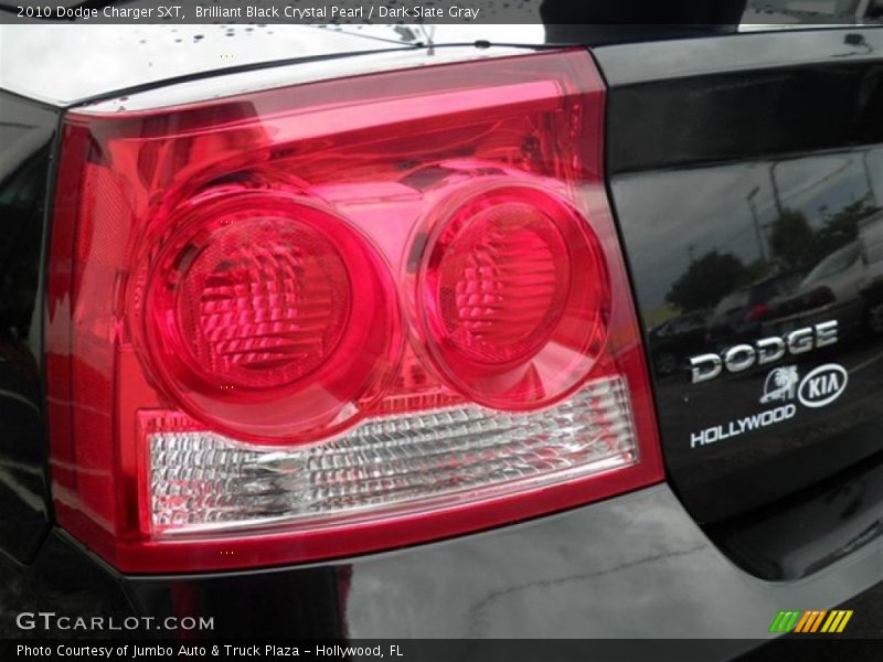 Brilliant Black Crystal Pearl / Dark Slate Gray 2010 Dodge Charger SXT