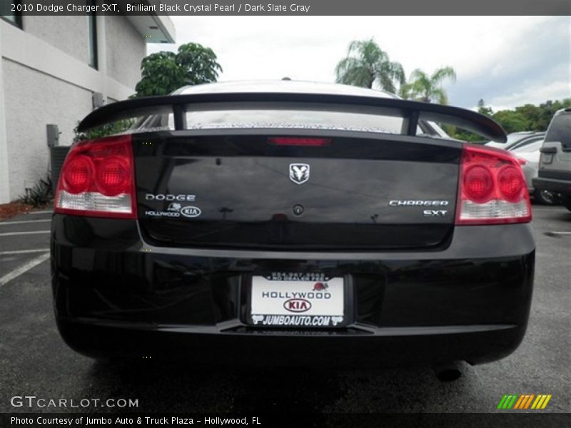 Brilliant Black Crystal Pearl / Dark Slate Gray 2010 Dodge Charger SXT
