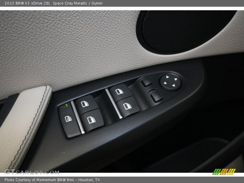 Space Gray Metallic / Oyster 2013 BMW X3 xDrive 28i
