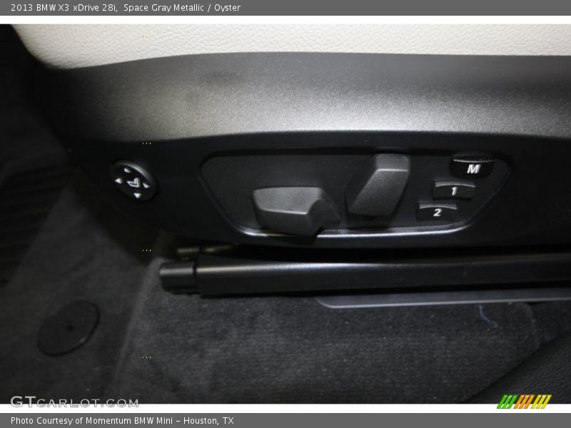 Space Gray Metallic / Oyster 2013 BMW X3 xDrive 28i