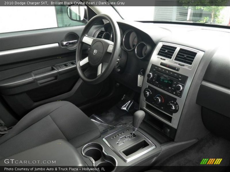 Brilliant Black Crystal Pearl / Dark Slate Gray 2010 Dodge Charger SXT