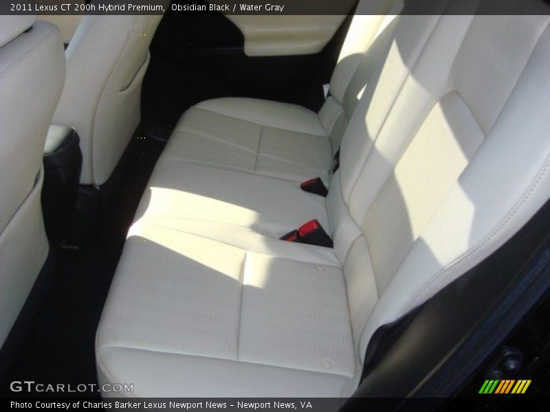 Obsidian Black / Water Gray 2011 Lexus CT 200h Hybrid Premium