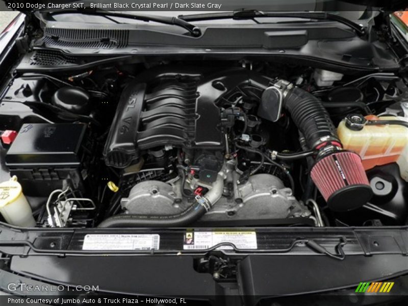 Brilliant Black Crystal Pearl / Dark Slate Gray 2010 Dodge Charger SXT