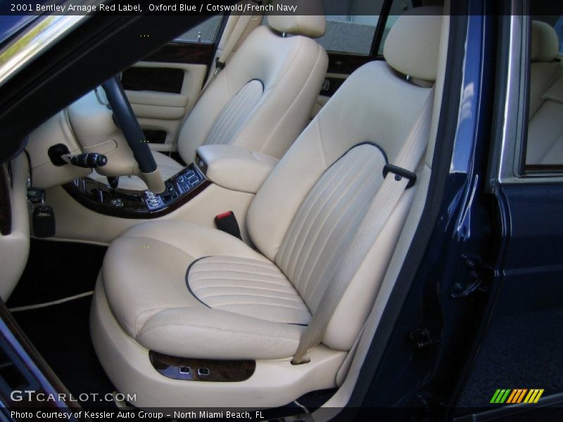Front Seat of 2001 Arnage Red Label