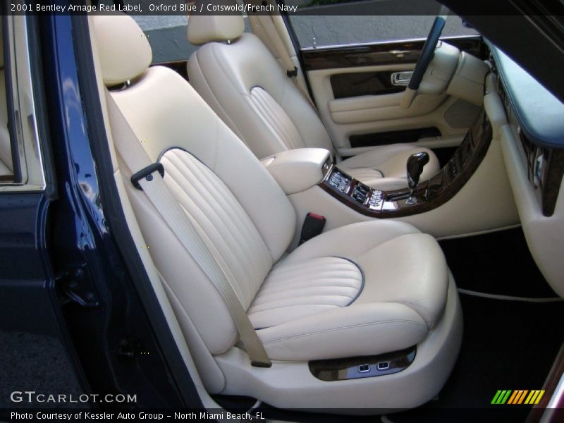 Front Seat of 2001 Arnage Red Label
