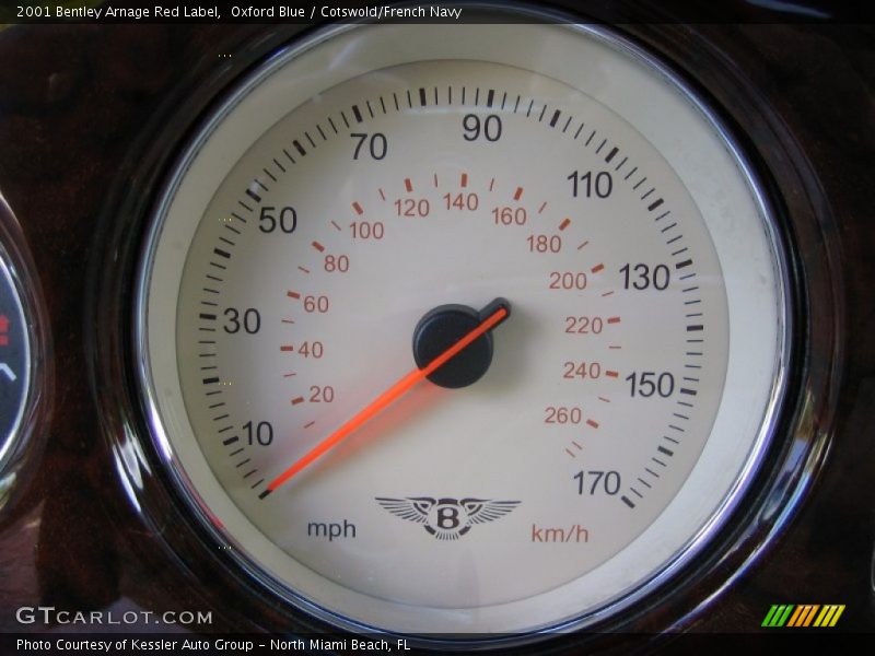  2001 Arnage Red Label Red Label Gauges