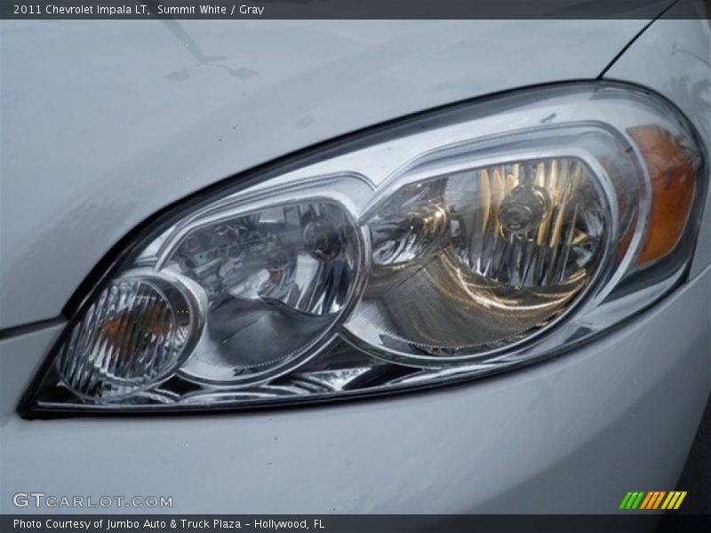 Summit White / Gray 2011 Chevrolet Impala LT