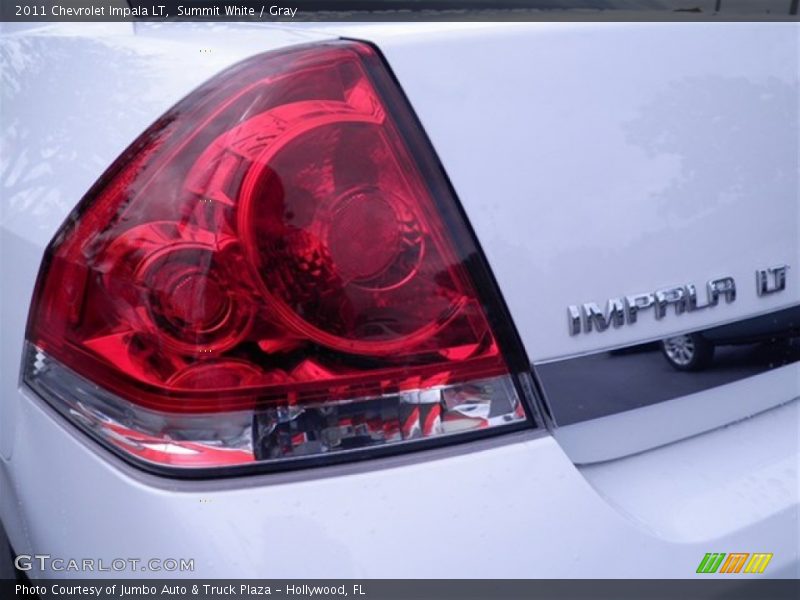 Summit White / Gray 2011 Chevrolet Impala LT