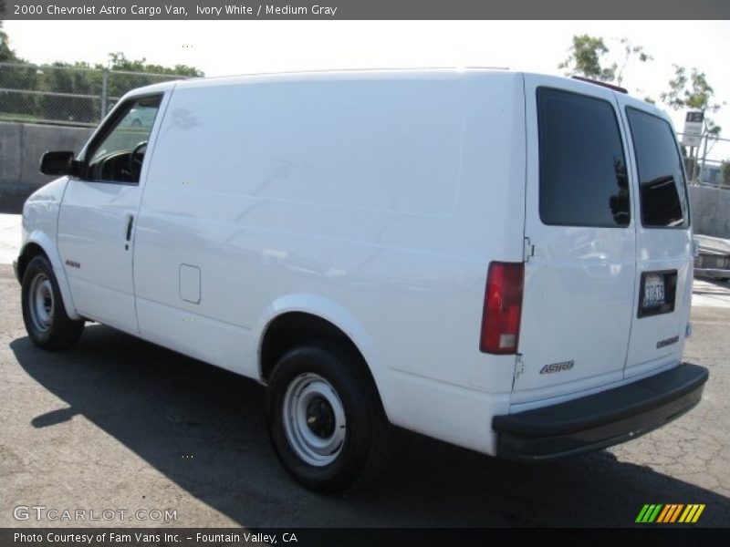 Ivory White / Medium Gray 2000 Chevrolet Astro Cargo Van