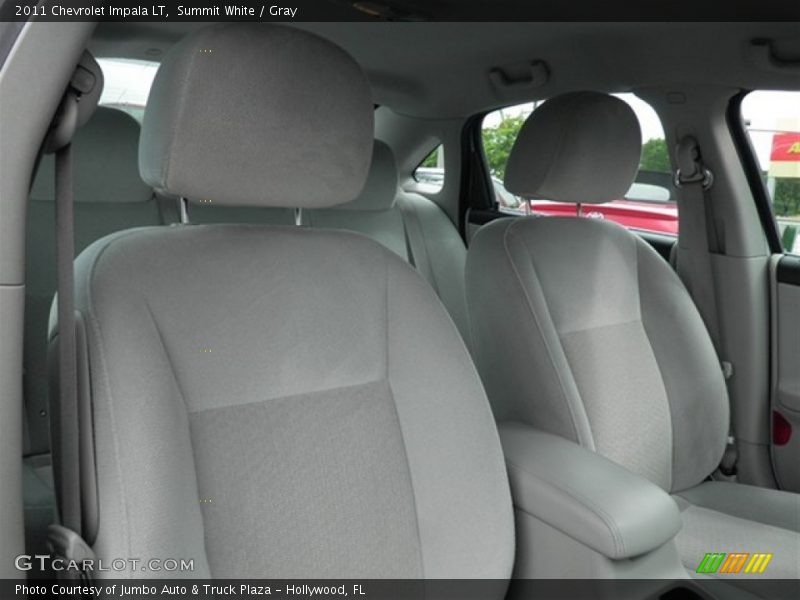 Summit White / Gray 2011 Chevrolet Impala LT
