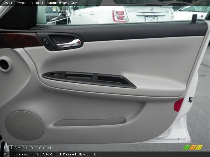 Summit White / Gray 2011 Chevrolet Impala LT