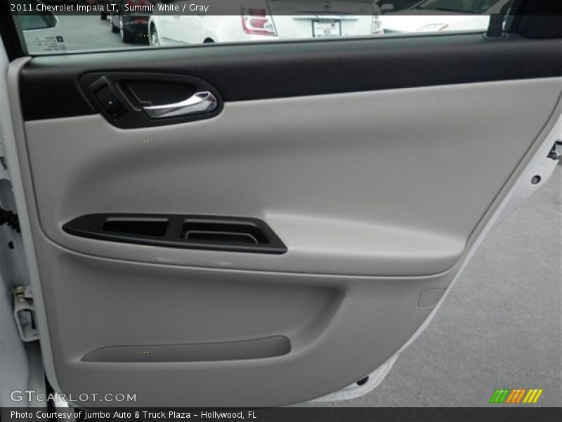 Summit White / Gray 2011 Chevrolet Impala LT