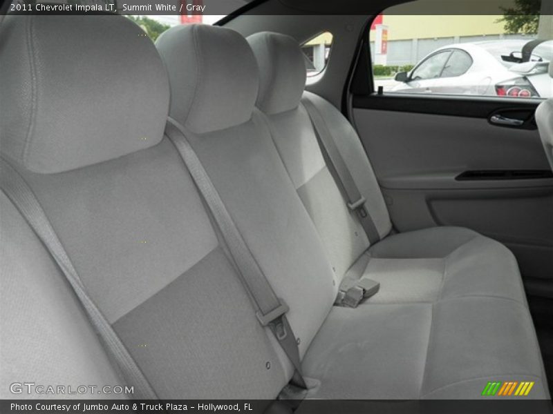 Summit White / Gray 2011 Chevrolet Impala LT