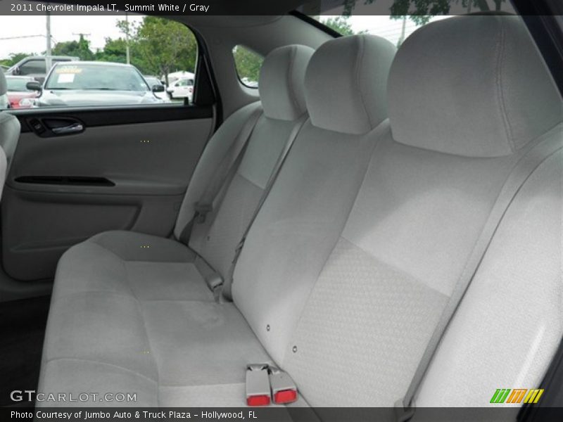 Summit White / Gray 2011 Chevrolet Impala LT
