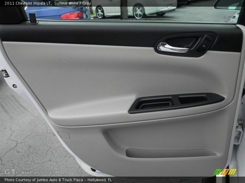 Summit White / Gray 2011 Chevrolet Impala LT