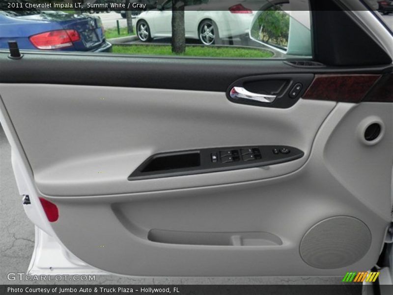 Summit White / Gray 2011 Chevrolet Impala LT
