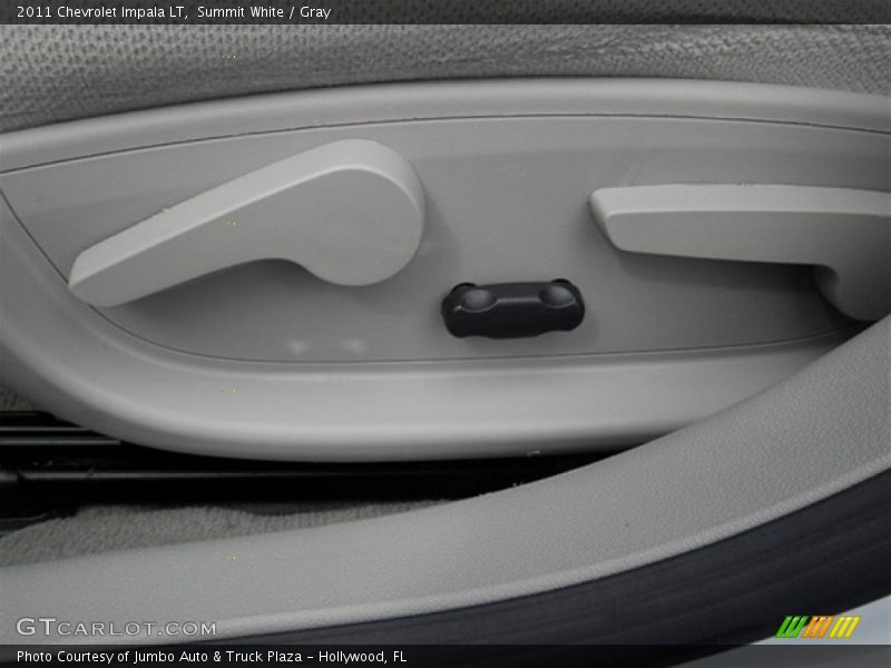 Summit White / Gray 2011 Chevrolet Impala LT