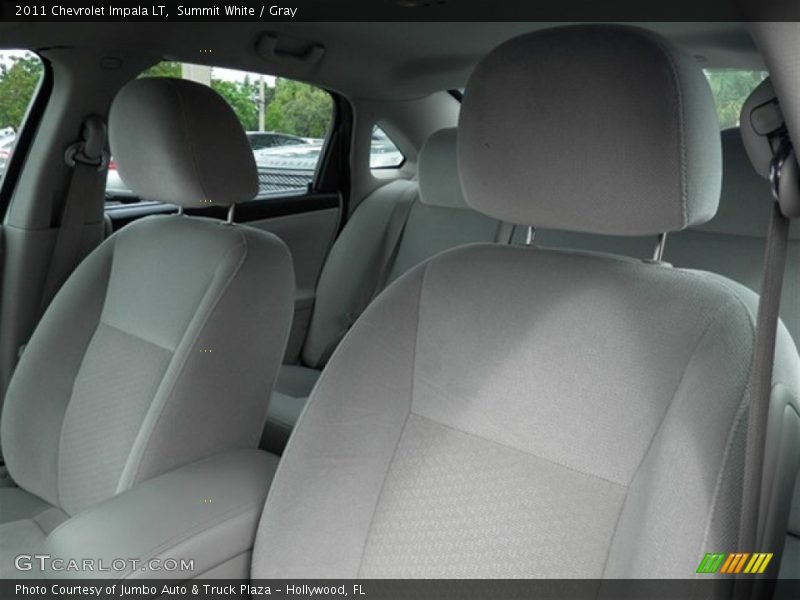 Summit White / Gray 2011 Chevrolet Impala LT