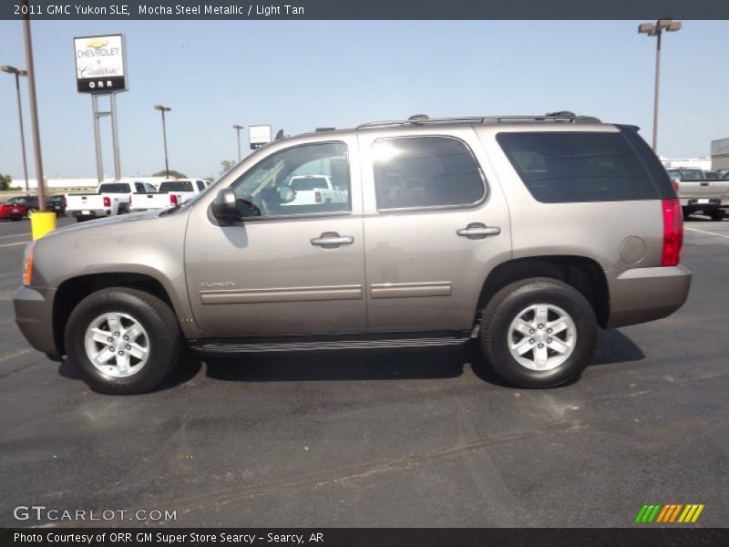 Mocha Steel Metallic / Light Tan 2011 GMC Yukon SLE