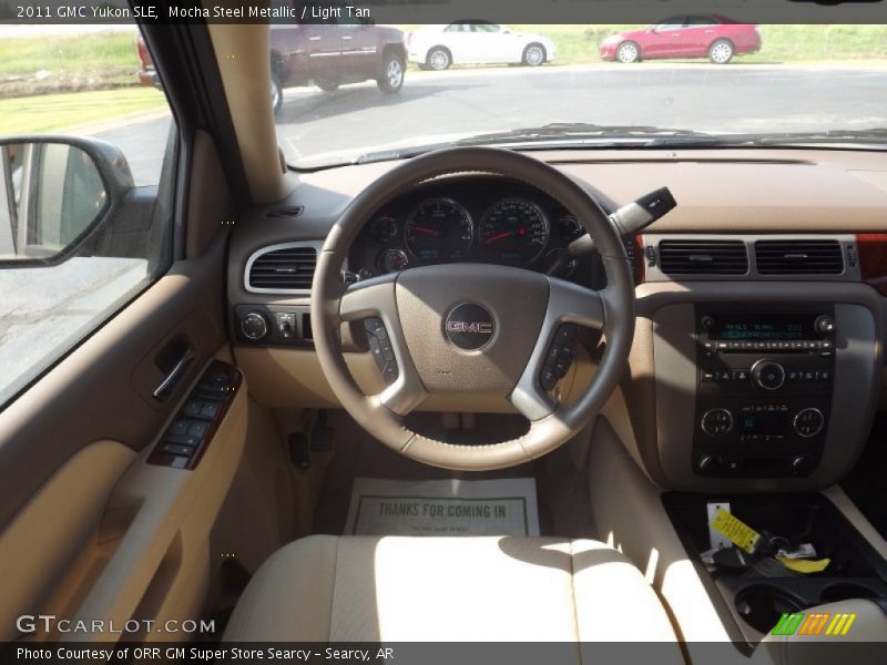Mocha Steel Metallic / Light Tan 2011 GMC Yukon SLE
