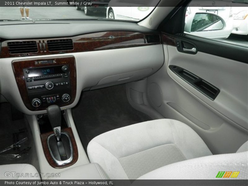 Summit White / Gray 2011 Chevrolet Impala LT