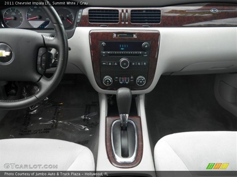 Summit White / Gray 2011 Chevrolet Impala LT