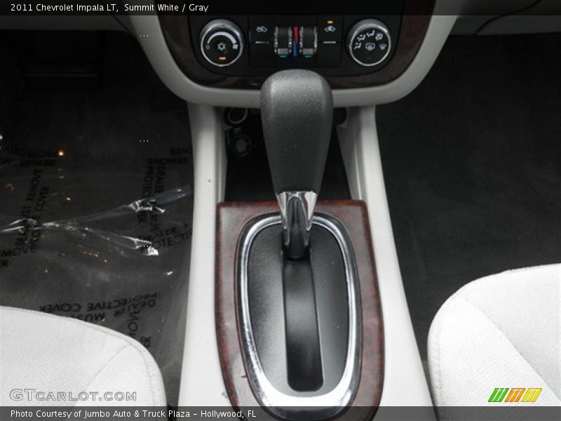 Summit White / Gray 2011 Chevrolet Impala LT