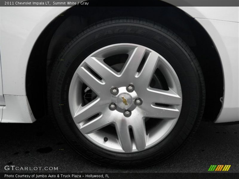 Summit White / Gray 2011 Chevrolet Impala LT