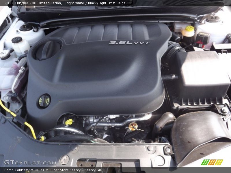 Bright White / Black/Light Frost Beige 2013 Chrysler 200 Limited Sedan