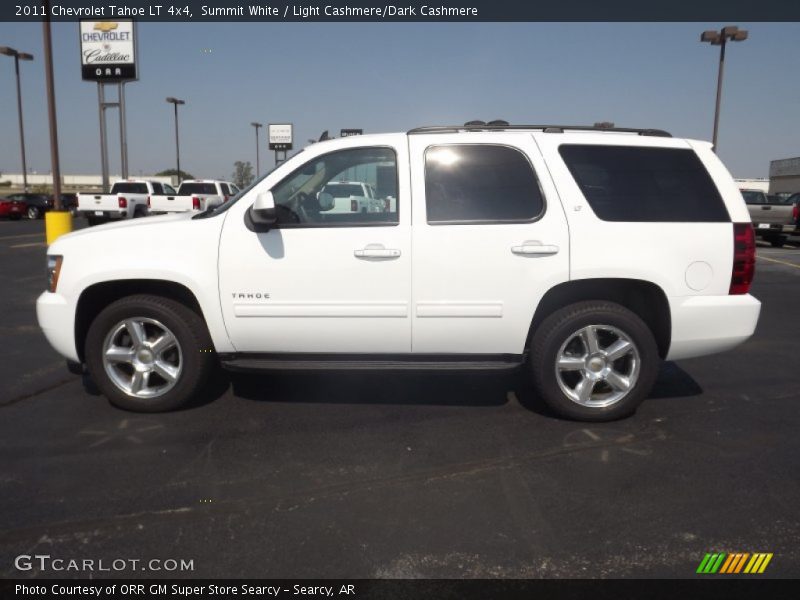 Summit White / Light Cashmere/Dark Cashmere 2011 Chevrolet Tahoe LT 4x4