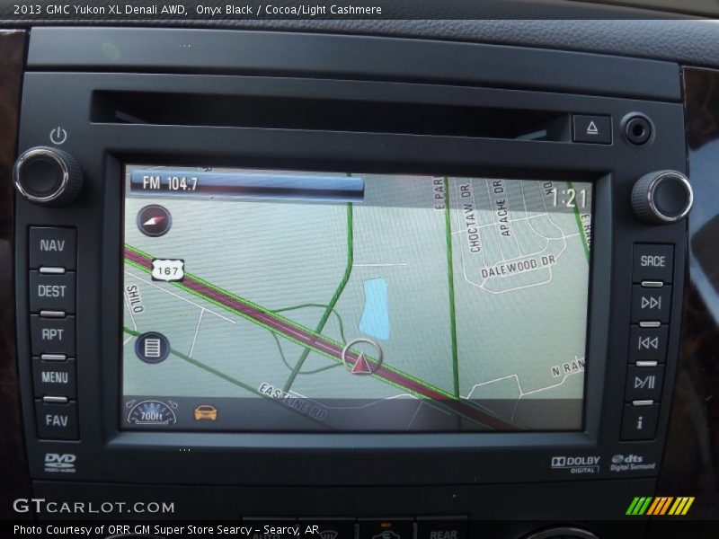 Navigation of 2013 Yukon XL Denali AWD