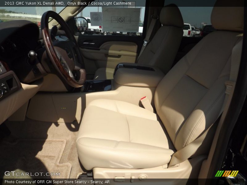Onyx Black / Cocoa/Light Cashmere 2013 GMC Yukon XL Denali AWD