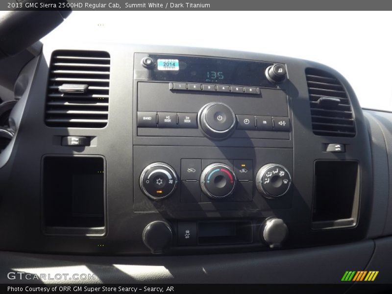 Summit White / Dark Titanium 2013 GMC Sierra 2500HD Regular Cab
