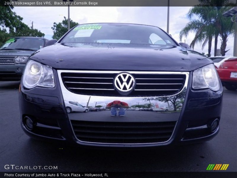 Black Uni / Cornsilk Beige 2008 Volkswagen Eos VR6