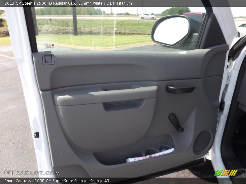 Summit White / Dark Titanium 2013 GMC Sierra 2500HD Regular Cab