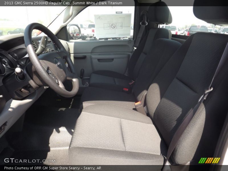 Summit White / Dark Titanium 2013 GMC Sierra 2500HD Regular Cab