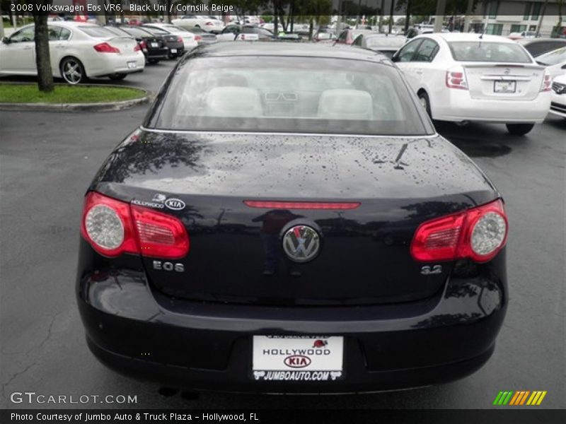 Black Uni / Cornsilk Beige 2008 Volkswagen Eos VR6