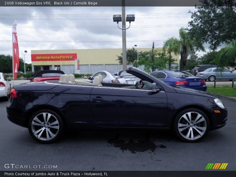 Black Uni / Cornsilk Beige 2008 Volkswagen Eos VR6