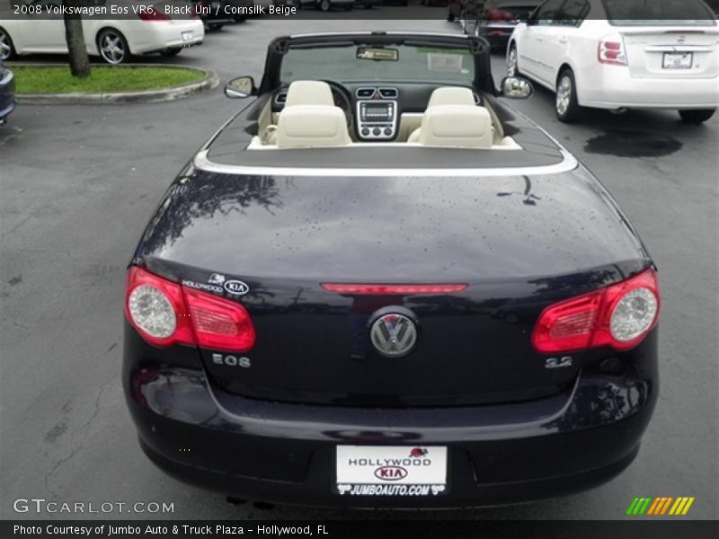 Black Uni / Cornsilk Beige 2008 Volkswagen Eos VR6