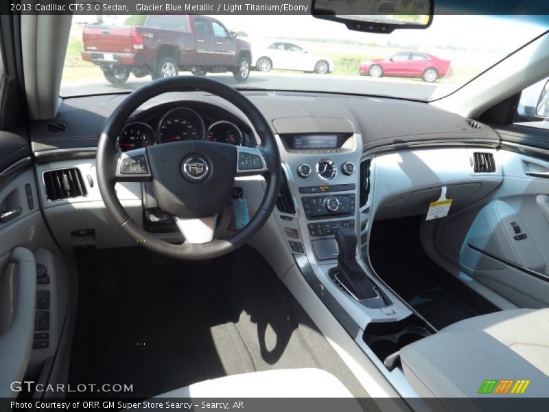 Glacier Blue Metallic / Light Titanium/Ebony 2013 Cadillac CTS 3.0 Sedan