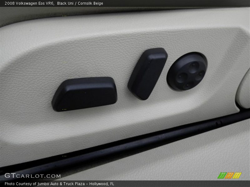 Black Uni / Cornsilk Beige 2008 Volkswagen Eos VR6