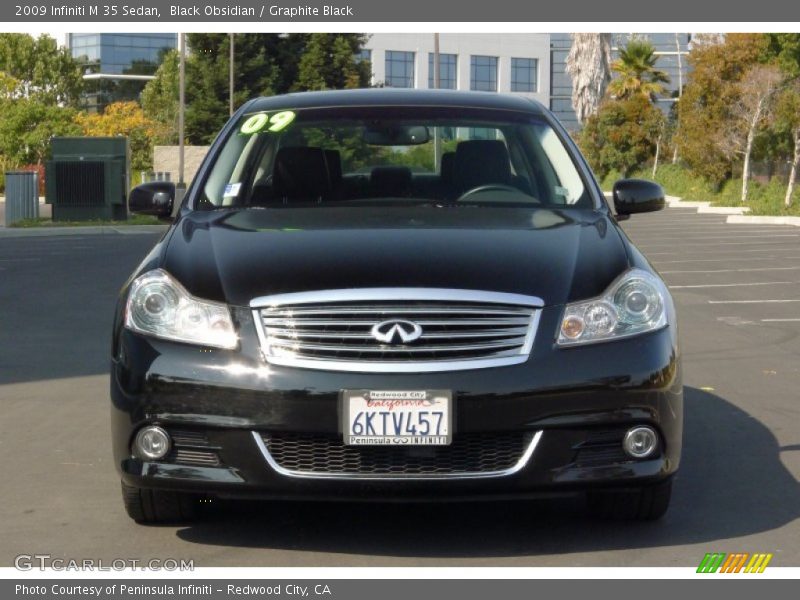 Black Obsidian / Graphite Black 2009 Infiniti M 35 Sedan