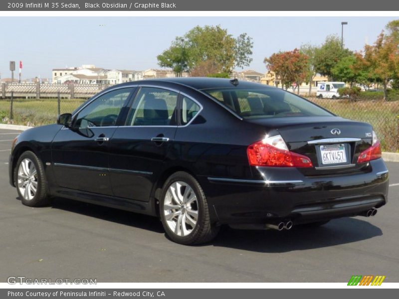 Black Obsidian / Graphite Black 2009 Infiniti M 35 Sedan