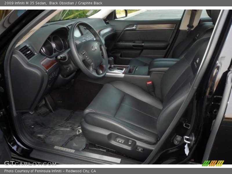 Graphite Black Interior - 2009 M 35 Sedan 