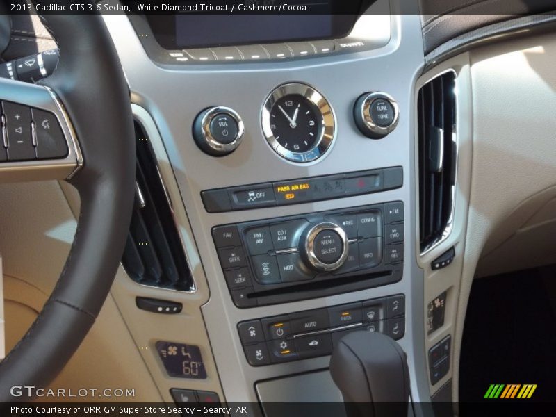 White Diamond Tricoat / Cashmere/Cocoa 2013 Cadillac CTS 3.6 Sedan