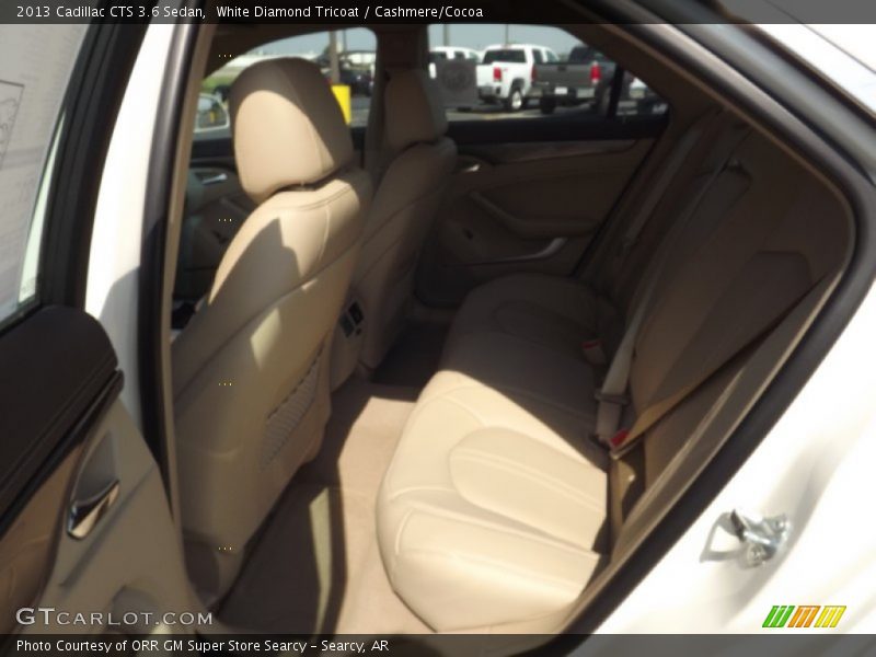 White Diamond Tricoat / Cashmere/Cocoa 2013 Cadillac CTS 3.6 Sedan