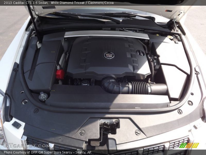 White Diamond Tricoat / Cashmere/Cocoa 2013 Cadillac CTS 3.6 Sedan